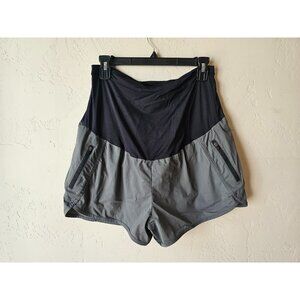 Women's Large Maternity Athletic Shorts With Pockets